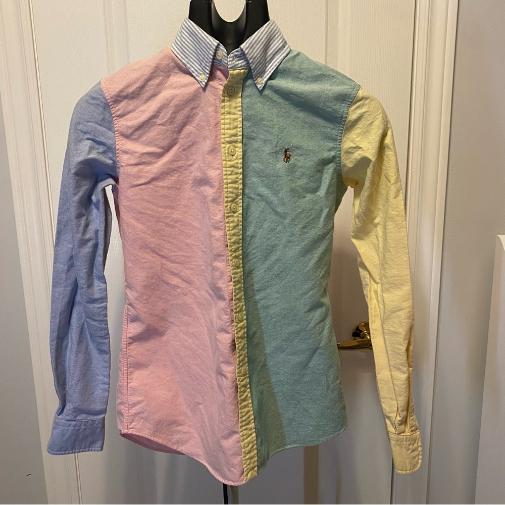 Ralph Lauren Striped Custom Fit Shirt